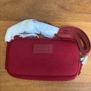 Dagne Dover Red Mara Neoprene Phone Sling